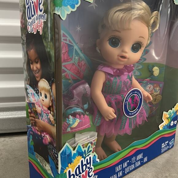 Baby Alive Once Upon a Baby Doll NWT Fairy Ani - Picture 3 of 6